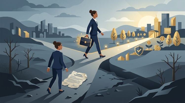 Life insurance policy portability options shown after job change