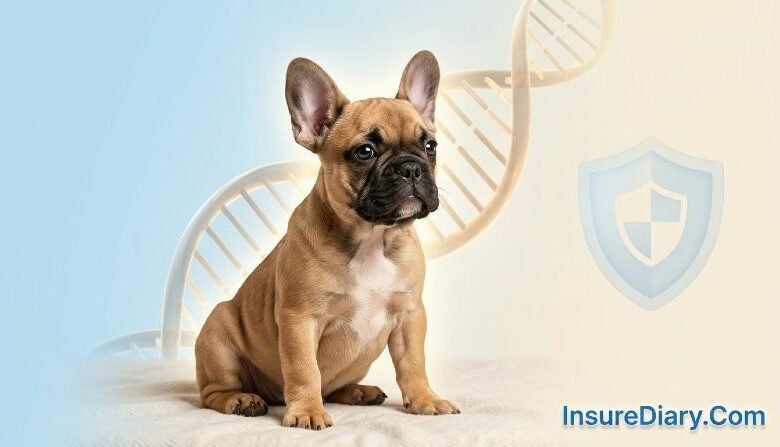 Purebred dog DNA hereditary conditions pet insurance coverage USA 2026